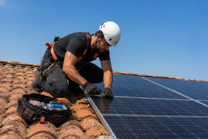 Maintenance et monitoring de panneaux solaires à Thuès-Entre-Valls